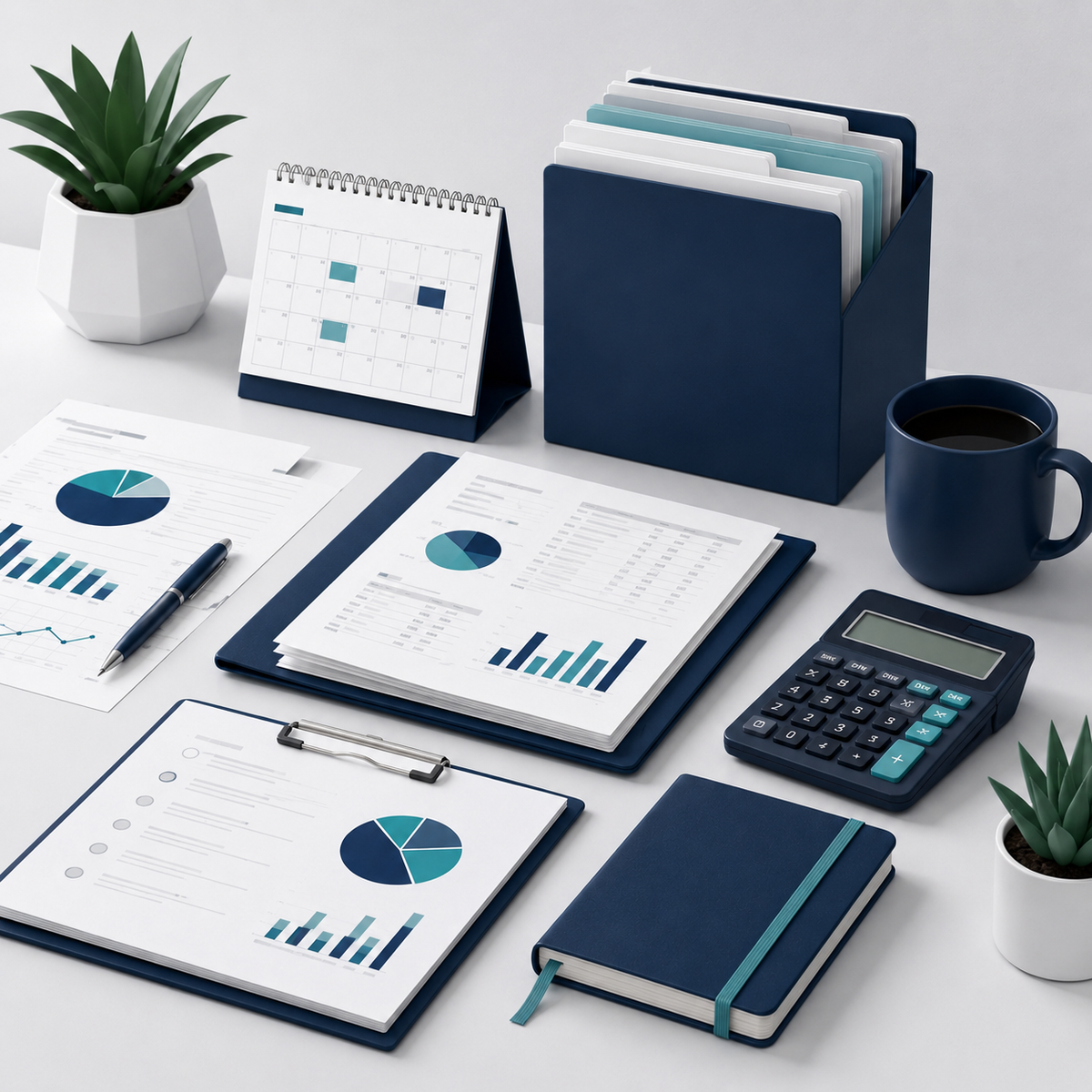Accounting workspace for professional service businesses